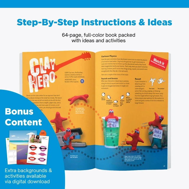 Alt view image 4 of 5 - HUE Animation Studio Pro: Stop Motion Kit for Windows/macOS, Blue