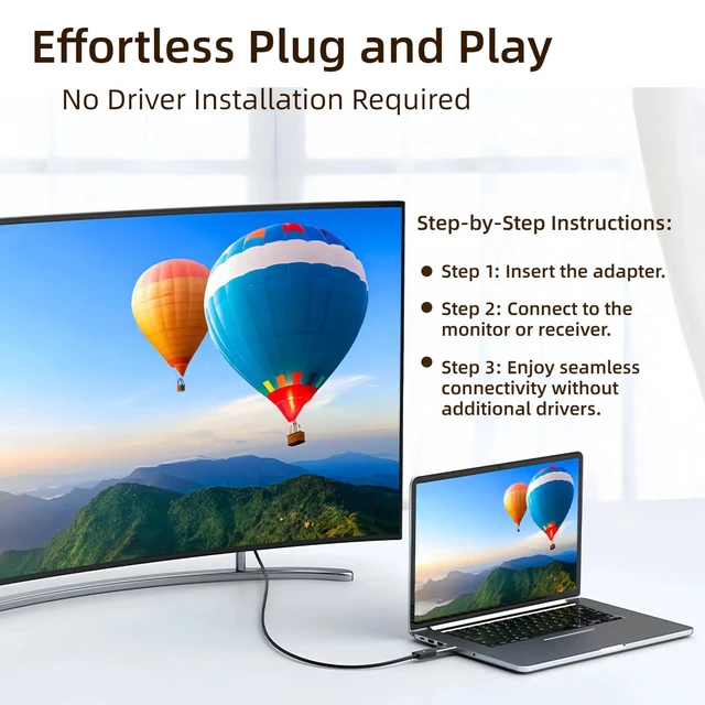 Alt view image 4 of 5 - FUERAN HDMI edid Emulator Adapter, emulators,Reliable Pass-Through for Video Splitters, Extenders, AV Receivers Plug & Play (1920X1200@60Hz-4P)