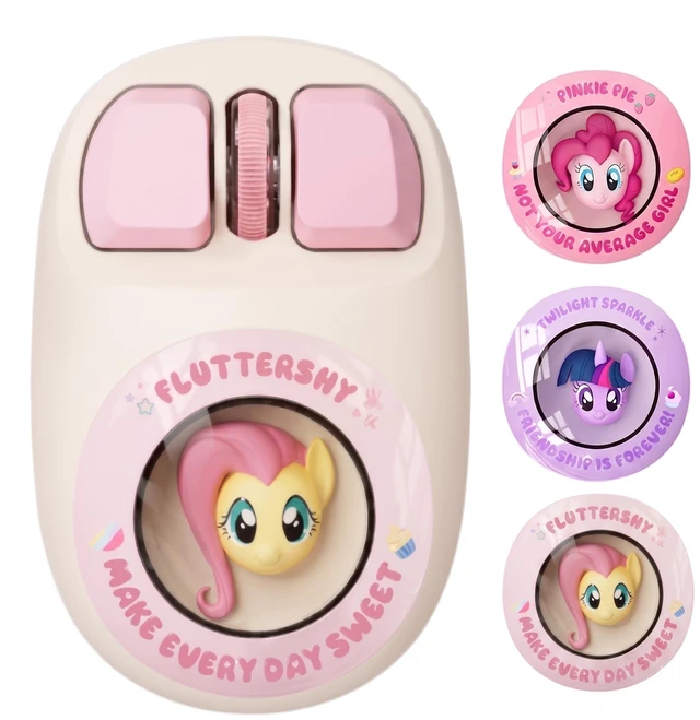Main image of My Little Pony 3D Pinkie Pie Character Design Silent Click Wireless Mouse
