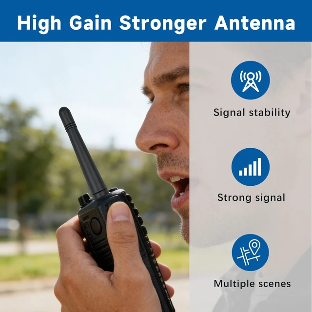 Alt view image 3 of 4 - KRA-23M UHF 440-490MHz Antenna Replacement for Kenwood NX-5300 NX-300 10Pcs