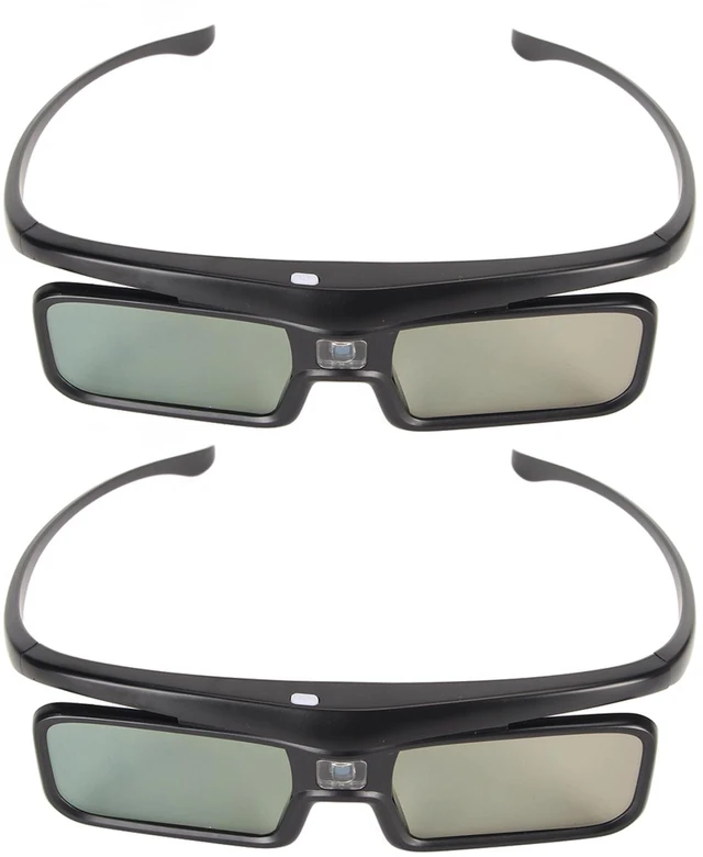 Main image of Tangxi 2Pcs DLP Link 3D Glasses, 144Hz Rechargeable Active Shutter Eyewear Compatiable with LTV2500, LTV3000 Pro, LTV3500 Pro, Vanish TV and Other DLP Link 3D Projectors