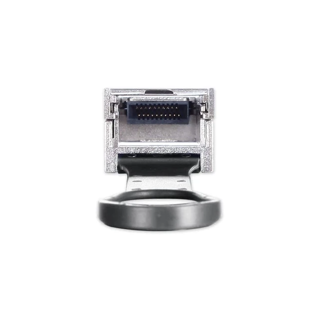 Alt view image 3 of 3 - H!Fiber QSA Adapter, 40G QSFP to 10G SFP+ Converter Module for Cisco CVR-QSFP-SFP10G and More Devices, All-Metal housing, 4 Pack