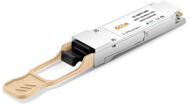Main image of 6COMGIGA 40GBASE-SR4 QSFP+ 850nm 150m DDM MMF Transceiver, 40 Gigabit QSFP+ MPO Multi-Mode Module Compatible with Cisco QSFP-40G-SR4