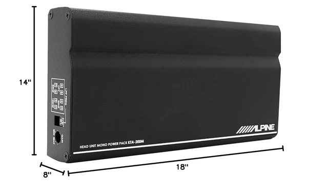 Alt view image 5 of 5 - Alpine PSS-TSUB-TYA 10 Subwoofer & Amplifier Upgrade Kit for 2020-2025 Tesla Model Y
