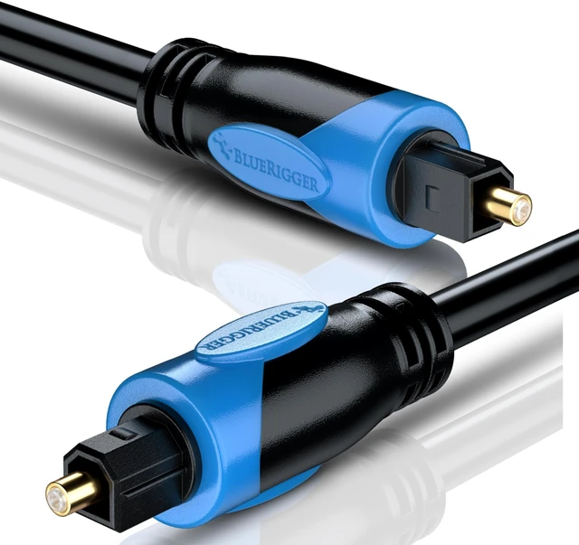 Main image of BlueRigger Toslink Digital Optical Audio Cable 25FT, in-wall CL3 Rated