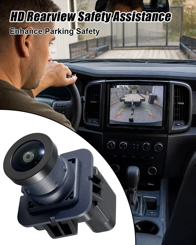 Alt view image 3 of 5 - Rear Backup Camera Fit for Ford Ranger 2019-2023 Replace KB3Z-19G490-B