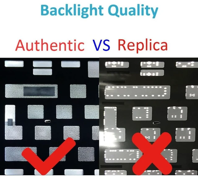 Alt view image 4 of 5 - iPartsleader Backlight with Keyboard US English for MacBook Air A3240 (13-inch,M4,2025) ANSI U.S. Layout Backlit+Keyboard Screws EMC 8781 (Midnight)