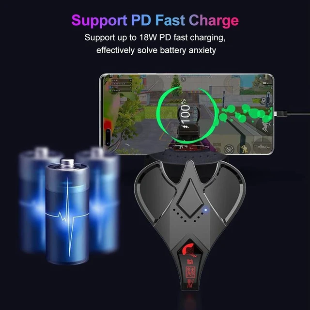 Alt view image 4 of 5 - YIWENG M3 Mobile Game Keyboard Mouse Converter Adapter USB Wired+BT5.1 Dual-Mode Connection Support 18W PD Fast Charging, Black