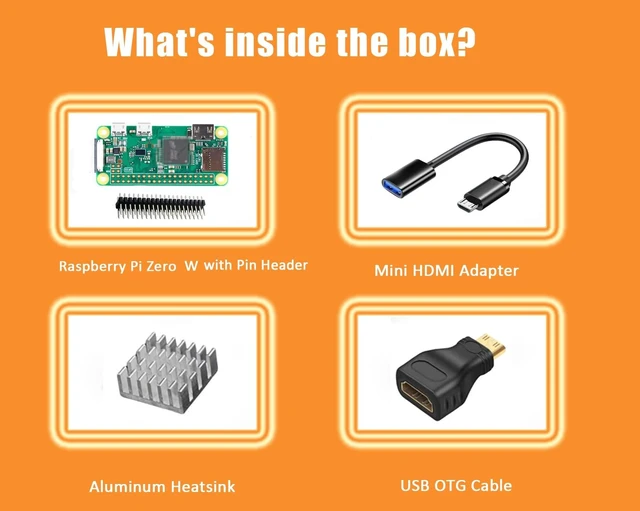 Alt view image 2 of 5 - Vemico Raspberry Pi Zero W Kit