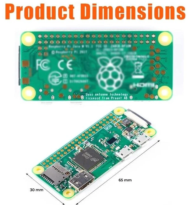 Alt view image 5 of 5 - Vemico Raspberry Pi Zero W Kit