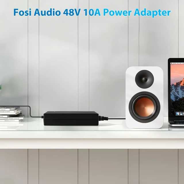 Alt view image 4 of 5 - 48v 10a/fosi 48v 10a for TPA3255 Stereo Class D Amplifier, Compatible with A07, A07 MAX, A08 PRO, A70