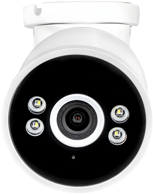 Main image of Swann AdvancedX Wired 4K Security Camera PoE Outdoor Bullet, Color Night Vision, Smart AI Video Analytics/Alerts, Advanced Motion Detection