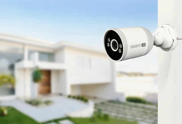 Alt view image 5 of 5 - Swann AdvancedX Wired 4K Security Camera PoE Outdoor Bullet, Color Night Vision, Smart AI Video Analytics/Alerts, Advanced Motion Detection