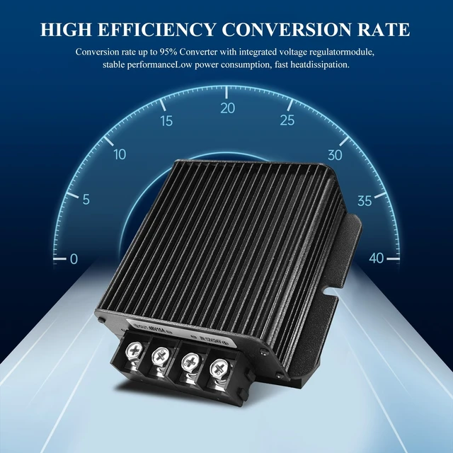Alt view image 5 of 5 - MZHOU 720W DC-DC 48V 15A Boost Converter 12V/24V Step-Up to 48V Converter