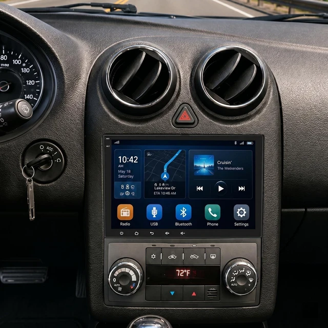 Main image of 8 Inch Car Stereo for Pontiac G6 2005-2010, Wireless CarPlay & Android Auto
