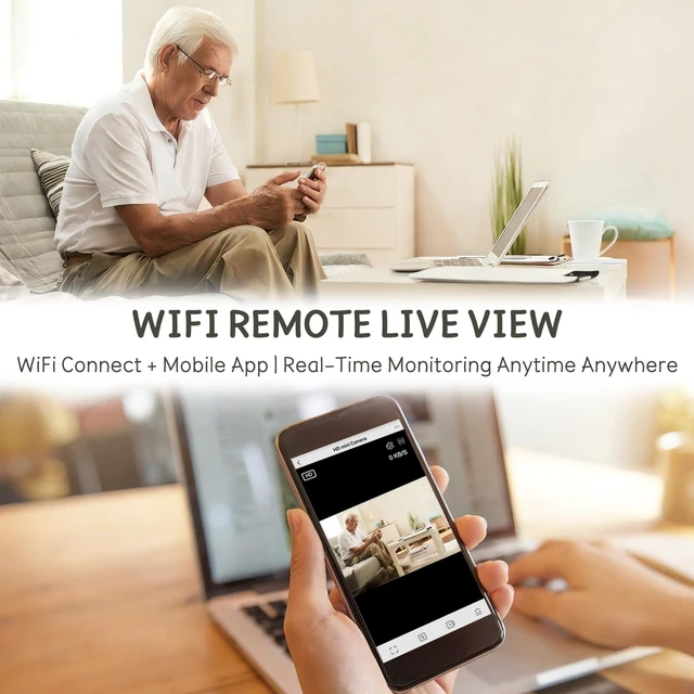 Alt view image 2 of 5 - HSJAKKK Hidden Camera Nanny Cam Wireless Hidden Spy Clock Cameras Indoor