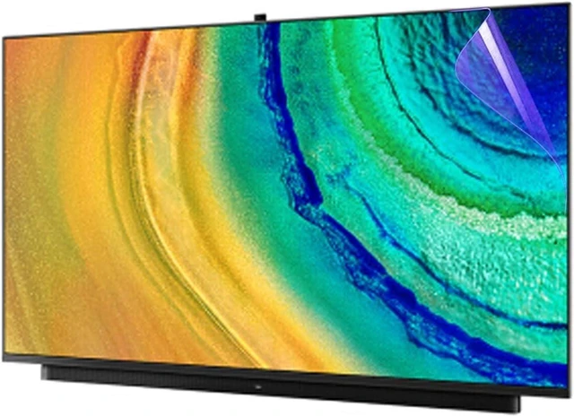 Main image of BU TV Screen Protectors Anti Glare Film for TV 55 Inch Anti Glare TV Screen Film Reduces reflections Anti Blue Light TV Glare Stopper Indoor or Outdoor