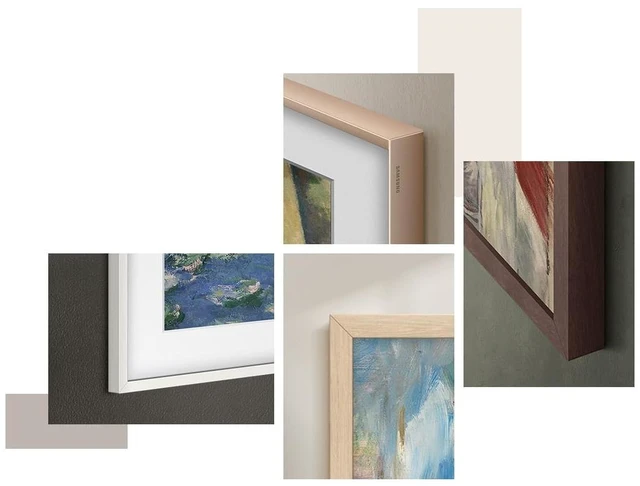 Alt view image 5 of 5 - Samsung 55-Inch The Frame Customizable Bezel, Sand Gold Metal, 2026 Model