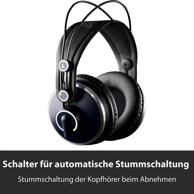 Alt view image 3 of 5 - AKG Pro Audio K271 MKII Over-Ear, Closed-Back, Professional Studio Headphones, Black (2470X00190)