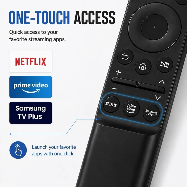 Alt view image 3 of 5 - BN59-01363A TM2180A Voice Remote Replacement for Samsung Smart TV UN65AU8000FXZA UN43AU8000FXZA UN50AU8000FXZA UN75AU8000FXZA UN85AU8000FXZA UN65AU8000 UN43AU8000 UN50AU8000 UN75AU8000 UN85AU800