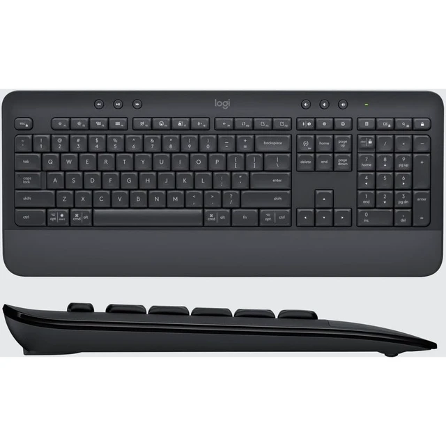 Alt view image 4 of 5 - Logitech Signature MK650 Combo for Business Keyboard and Mouse - Graphite