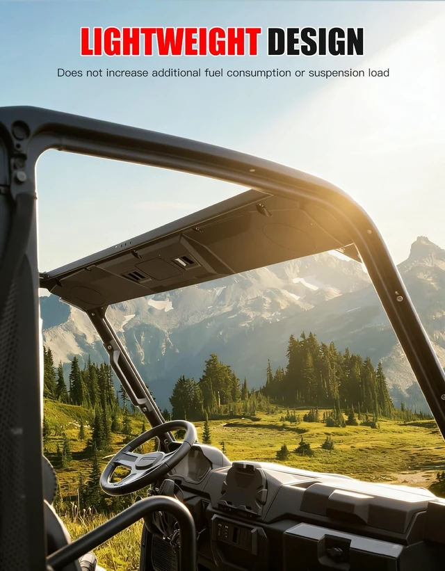 Alt view image 3 of 5 - XATVXUTV Overhead 6.5" Speaker Pods Roof Liner for Ranger 1000/XP 1000/Crew
