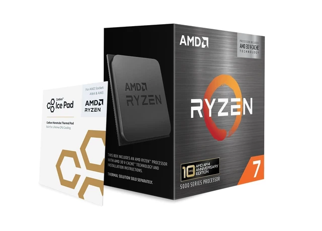 Alt view image 3 of 3 - AMD Ryzen 7 5800X3D 8-core, 16-Thread Desktop Processor with AMD 3D V-Cache Technology