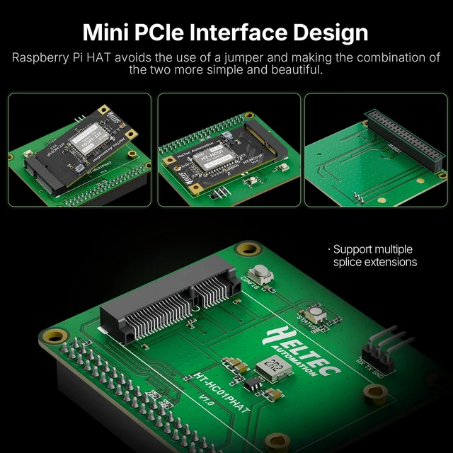 Alt view image 3 of 5 - Heltec WiFi HaLow Module V2, 802.11ah Mini PCIe