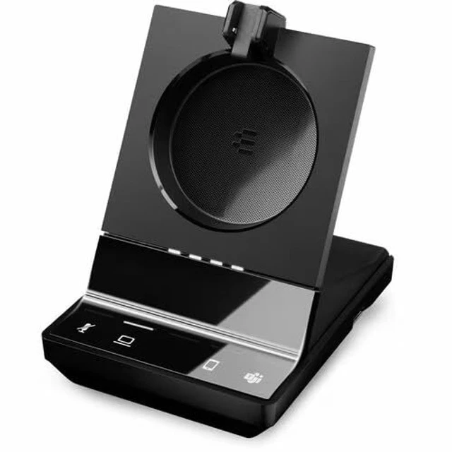 Alt view image 3 of 5 - EPOS IMPACT SDW 5063T Headset - Microsoft Teams Certification - Stereo - Wireless - DECT - 590.6 ft - 20 Hz - 20 kHz - On-ear - Binaural - Ear-cup - MEMS Technology, Noise Cancelling, O