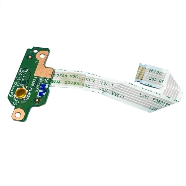 Alt view image 2 of 5 - Zahara Power Switch ON-FF Button Board Cable for Lenovo ThinkPad T480 20L5