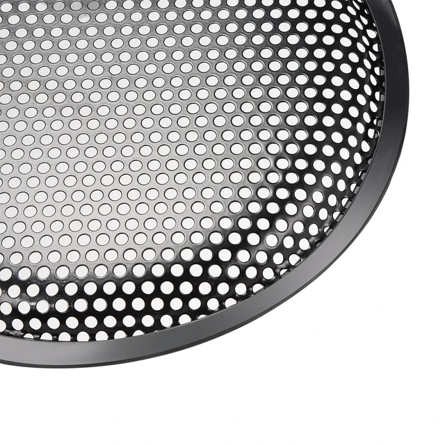 Alt view image 4 of 4 - uxcell 2pcs 15" Speaker Waffle Grill Metal Mesh Subwoofer Guard