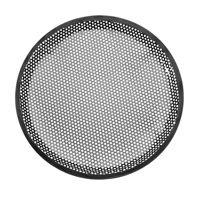 Alt view image 3 of 4 - uxcell 2pcs 15" Speaker Waffle Grill Metal Mesh Subwoofer Guard