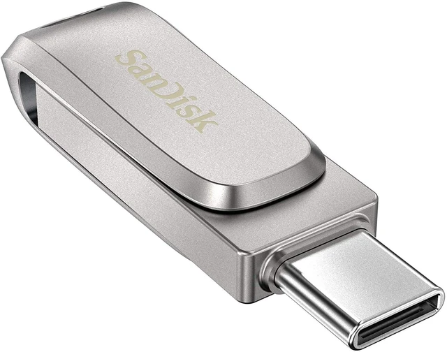 Alt view image 3 of 5 - SanDisk Ultra 32GB Type-C Dual Drive Luxe Flash Drive for Microsoft Devices