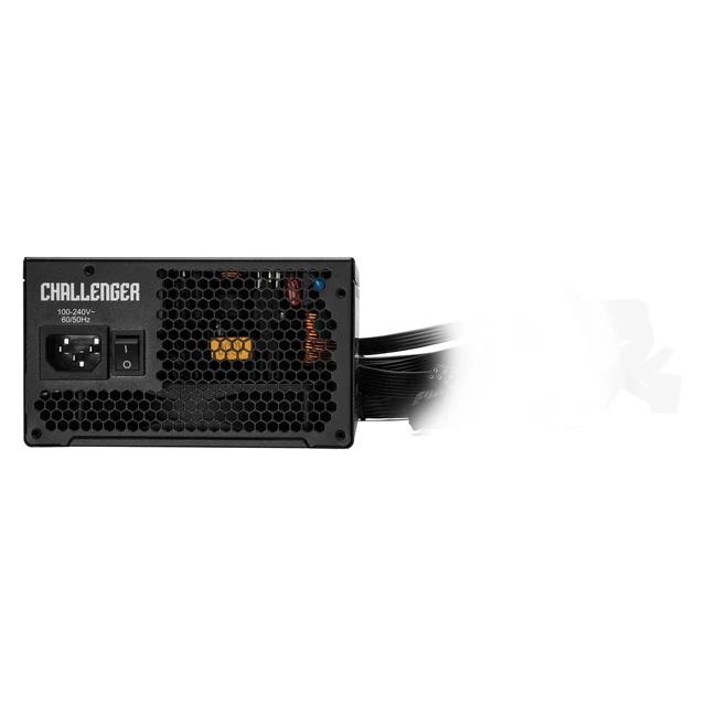Alt view image 3 of 5 - ASRock Challenger Power Supply 650W ATX 2.52 120mm Golf Blade Fan 5 Years Warranty Taiwanese Capacitor CL-650B 80 Plus Bronze Certified Non-Modular