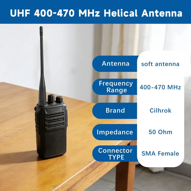Alt view image 2 of 5 - 10Pack KRA-27M Kenwood UHF Antenna 400-470MHz for TK-3180 TK-3170 TK-3173