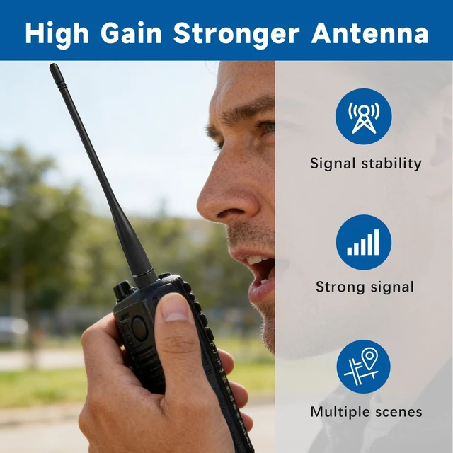 Alt view image 5 of 5 - 10Pack KRA-27M Kenwood UHF Antenna 400-470MHz for TK-3180 TK-3170 TK-3173