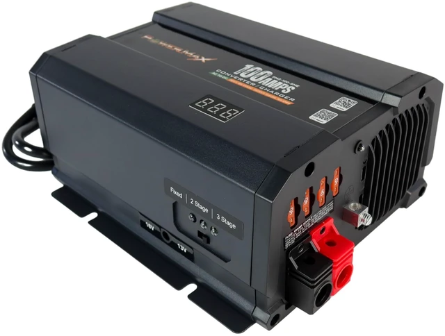 Alt view image 2 of 3 - PowerMax PM3-100-SME 100A RV Converter Charger Adjustable Lithium