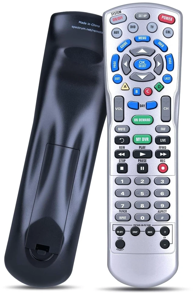 Main image of Rankle Memory Replacement for Spectrum Charter Remote Control, Compatible with Spectrum P12404-C4, Charter Ocap4 (C4000 & S4000) 4-Device HDTV DVR Cable Box