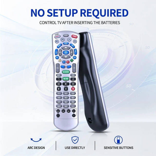 Alt view image 3 of 5 - Rankle Memory Replacement for Spectrum Charter Remote Control, Compatible with Spectrum P12404-C4, Charter Ocap4 (C4000 & S4000) 4-Device HDTV DVR Cable Box