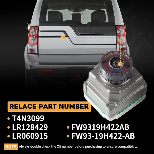 Alt view image 2 of 5 - No. FW93-19H422-AB Rear View Backup Reverse Parking Camera/Rear View Camera