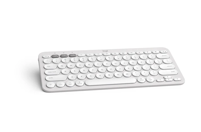 Alt view image 2 of 5 - Logitech K380 Multi-Device Bluetooth Keyboard for Mac, Off White