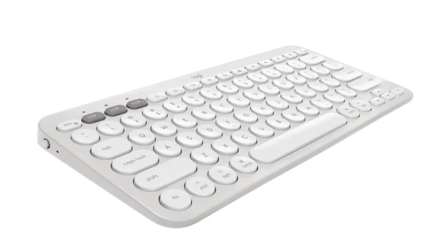 Alt view image 3 of 5 - Logitech K380 Multi-Device Bluetooth Keyboard for Mac, Off White