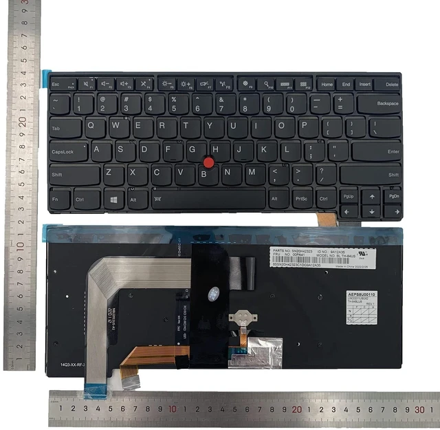 Alt view image 2 of 5 - Laptop Replacement US Layout Keyboard for Lenovo Thinkpad T460S T470S 00PA564 01EN682 01EN723 00PA440 00PA522 01YT129 01YR075 Backlit