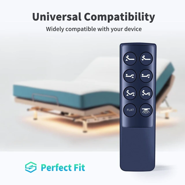 Alt view image 4 of 5 - Snrigw Replacement Remote for Yireehome Yiree Adjustable Bed Base Memory Foam Mattresses