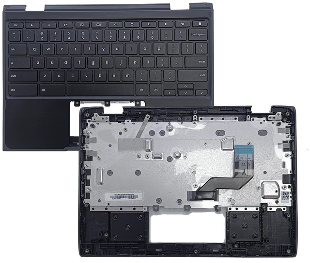 Main image of 5CB0T79502 Replacement for Lenovo 300e Chromebook 2nd Gen 81MB Laptop Upper Top Cover Case Palmrest Not-Backlight Keyboard Assembly Part Black
