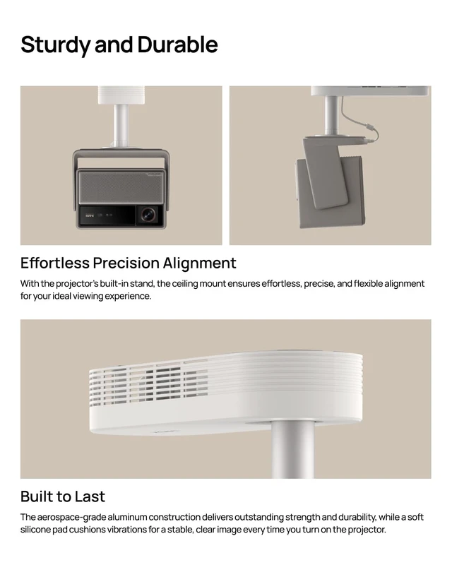 Alt view image 5 of 5 - XGIMI Ceiling Mount New, Designed H20 Series Projectors