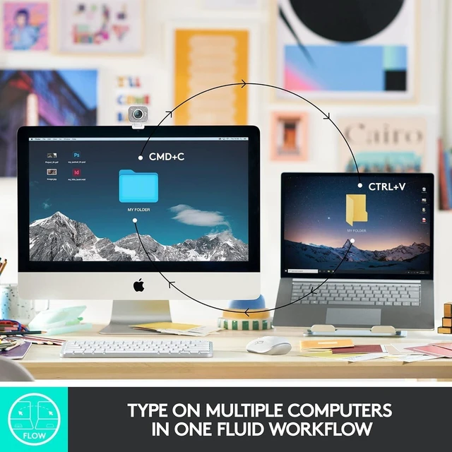 Alt view image 5 of 5 - Logitech MX Keys Mini Minimalist Wireless Illuminated Keyboard, Compact, Bluetooth, Backlit, USB-C, Compatible with Apple macOS, iOS, Windows, Linux, Android, Metal Build - Graphite (use