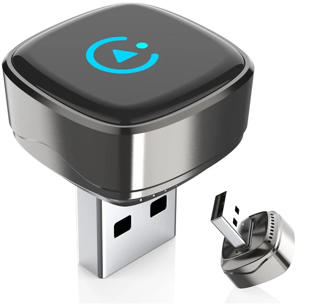 Main image of Gallasys Wireless CarPlay Adapter for iPhone & Android Auto Adapter, Convert Wired to Wireless CarPlay Dongle,Dual-Band 5.8G WiFi+Bluetooth 5.4, Plug&Play, Compatible iOS10+ & Android11+