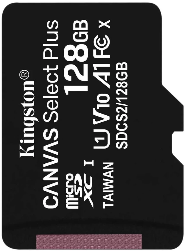Alt view image 3 of 5 - Kingston 128GB microSDXC Canvas Select Plus Class 10 Flash Memory Card SDCS2 Memory