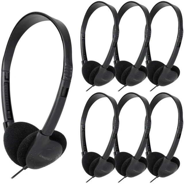 Main image of CNSZSLZ 20 Pack Classroom Headphones Bulk for Kids School Students,Wired